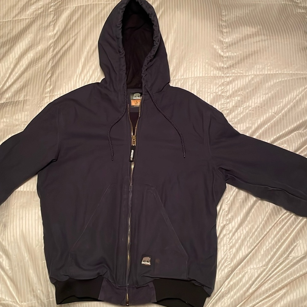 Berne HJ51 Heritage Hooded Jacket Large Tall